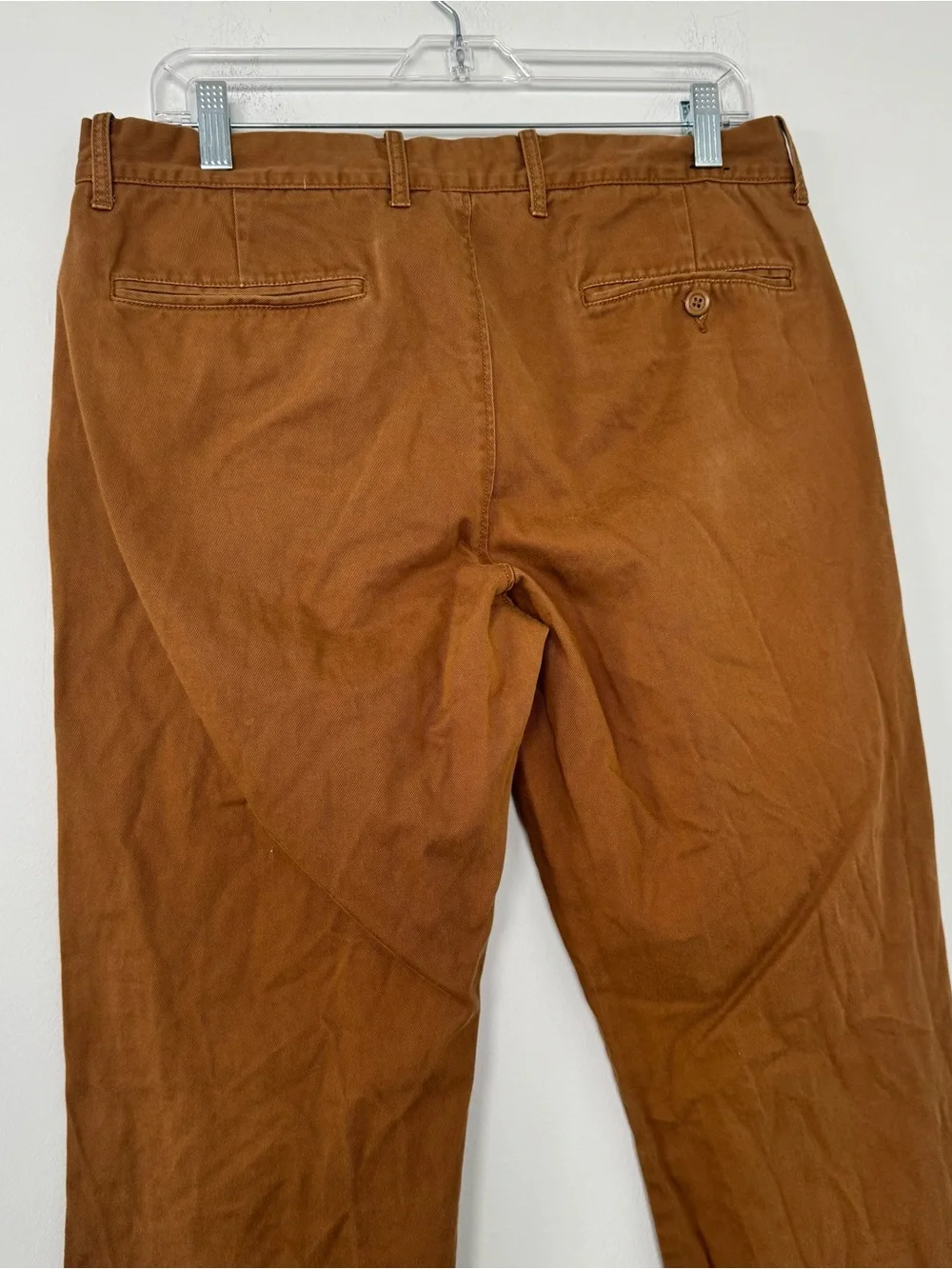 J Crew The Sutton Chino Pants Mens 32x30* (32x29) Brown Straight 100% Cotton